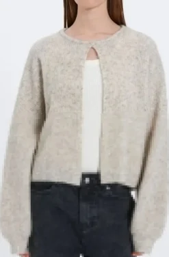 Norr - Hazina kint cardigan - Beige Melange