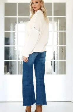 NORR - Strings Knit top - Offwhite