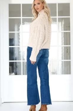 NORR - Thea Knit Top - Beige