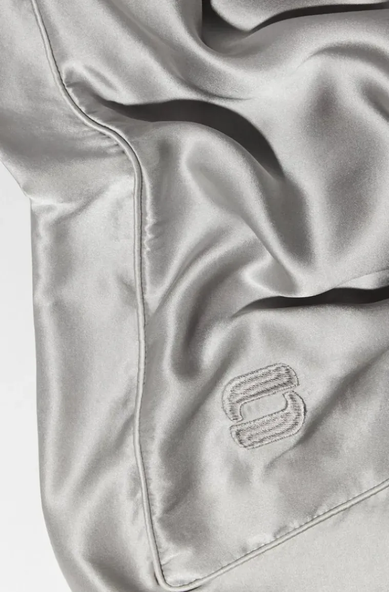 Our New Routine - Silk Pillowcase 002 Light Grey