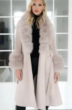 Plain Vanilla - Amazing coat with Faux for Details - Sand
