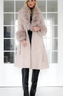 Plain Vanilla - Amazing coat with Faux for Details - Sand