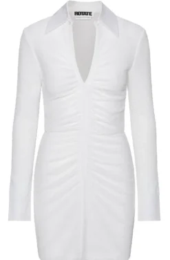 Rotate - Simone Dress - White