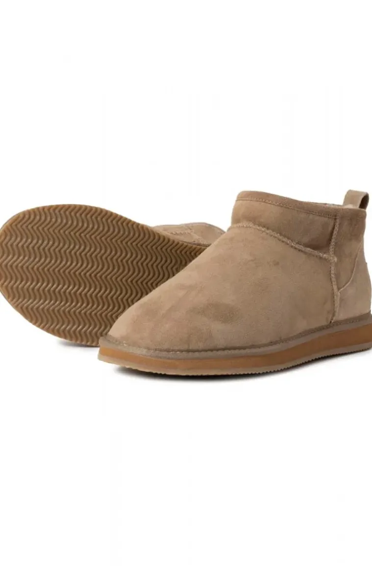 Shepherd of Sweden - Dam Kim Låga Fårskinnsboots Stone