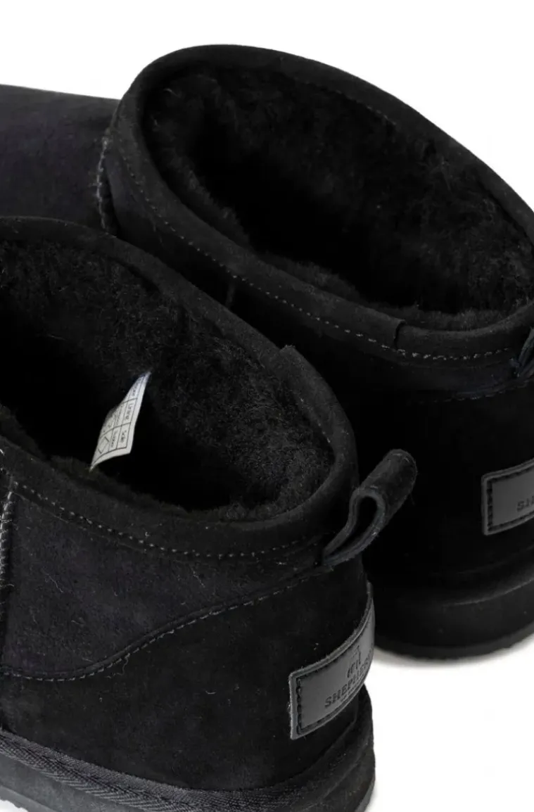 Shepherd of Sweden - Dam Kim Låga Fårskinnsboots Svart