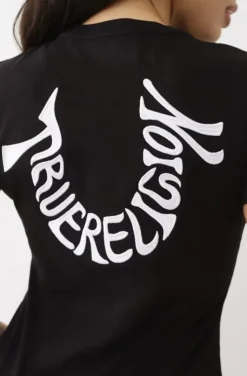 True Religion - Embroidered Horseshoe Tshirt - Jet Black
