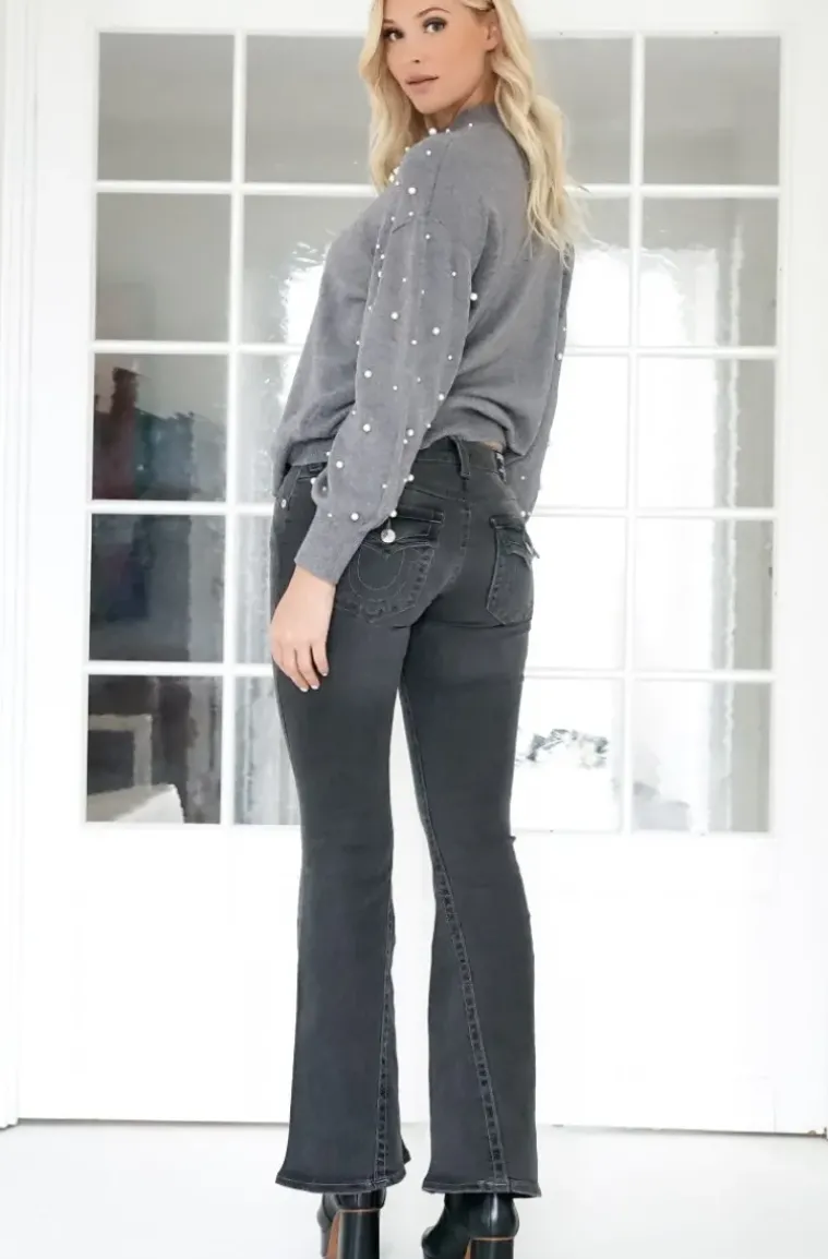 True Religion - Joey low rise Bootcut - Charcoal