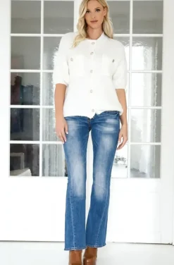 True Religion - Joey Rainbow Stitch Flare