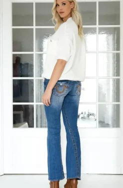 True Religion - Joey Rainbow Stitch Flare
