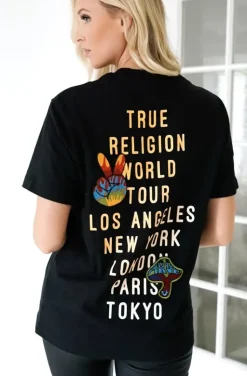 True Religion - Patch Short Sleeve Tee - Black