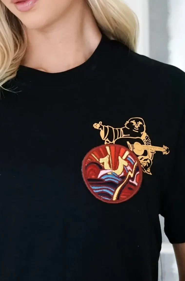 True Religion - Patch Short Sleeve Tee - Black