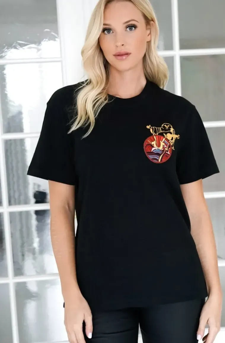 True Religion - Patch Short Sleeve Tee - Black