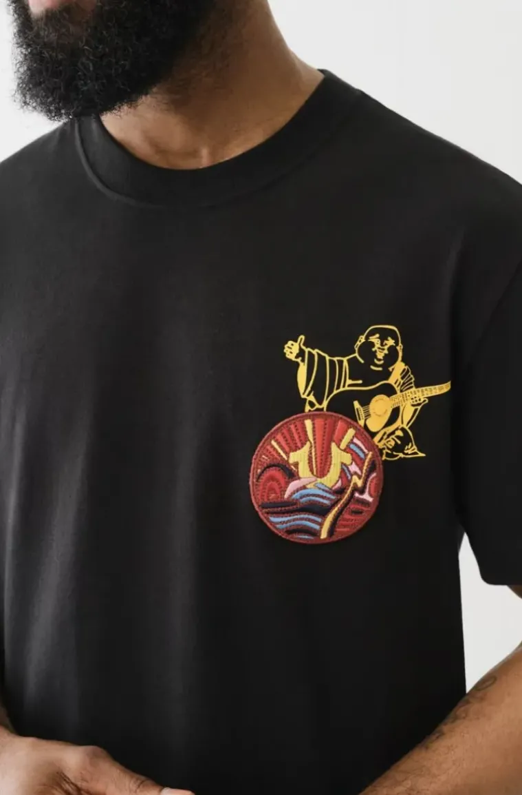 True Religion - Patch Short Sleeve Tee - Black