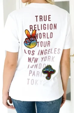 True Religion - Patch Short Sleeve Tee - White
