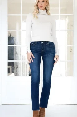 True Religion -Billie Midrise Straight - Indigo Upgrade