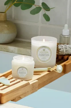 Voluspa - Classic Boxed Candle 60tim - Eucalyptus & White Sage