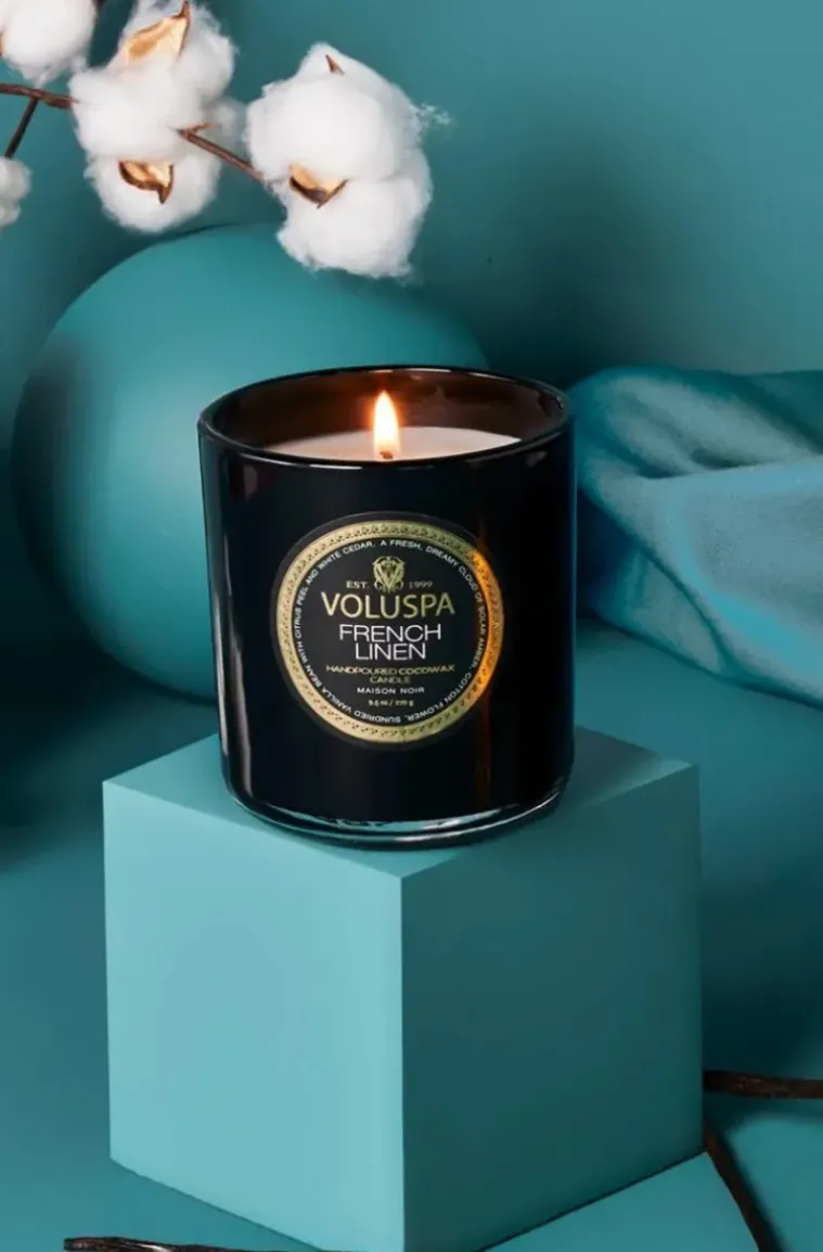 Voluspa - French Linen Boxed Candle