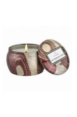 Voluspa - Gilt Pomander & Hinoki Mini Decorative Tin Candle