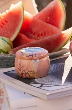Voluspa - Kalahari Watermelon Mini Decorative Tin Candle