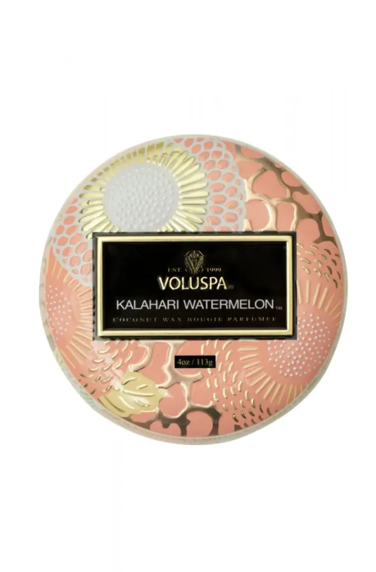 Voluspa - Kalahari Watermelon Mini Decorative Tin Candle