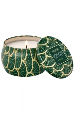 Voluspa - Noble Fir Garland Mini Tin Candle