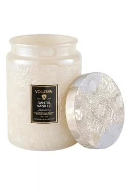 VOLUSPA - SANTAL VANILLE LARGE GLASS JAR