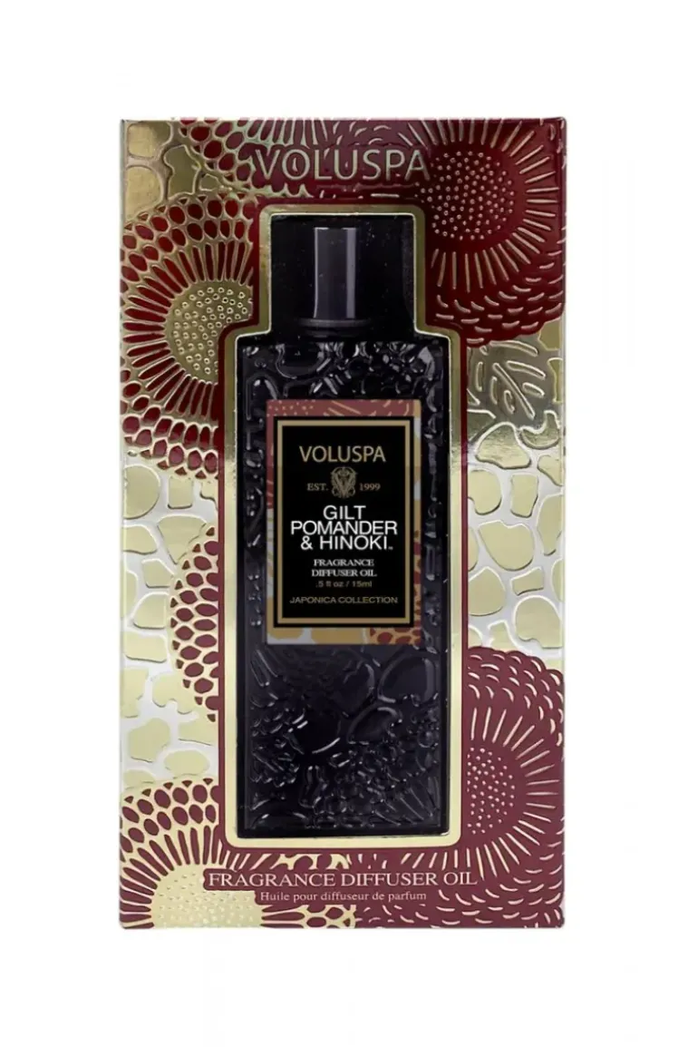 Voluspa - Ultrasonic Diffuser Fragrance Oil Gilt Pomander & Hinoki