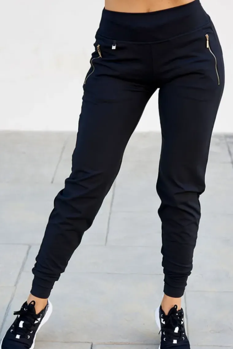 Wallderinska - Edge Casual Zip Pants