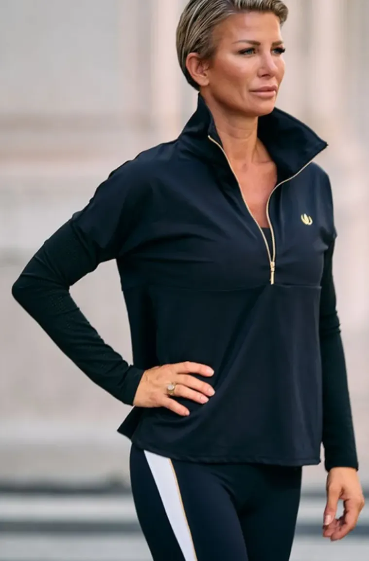 Wallderinska - Edge Half Zip Träningströja