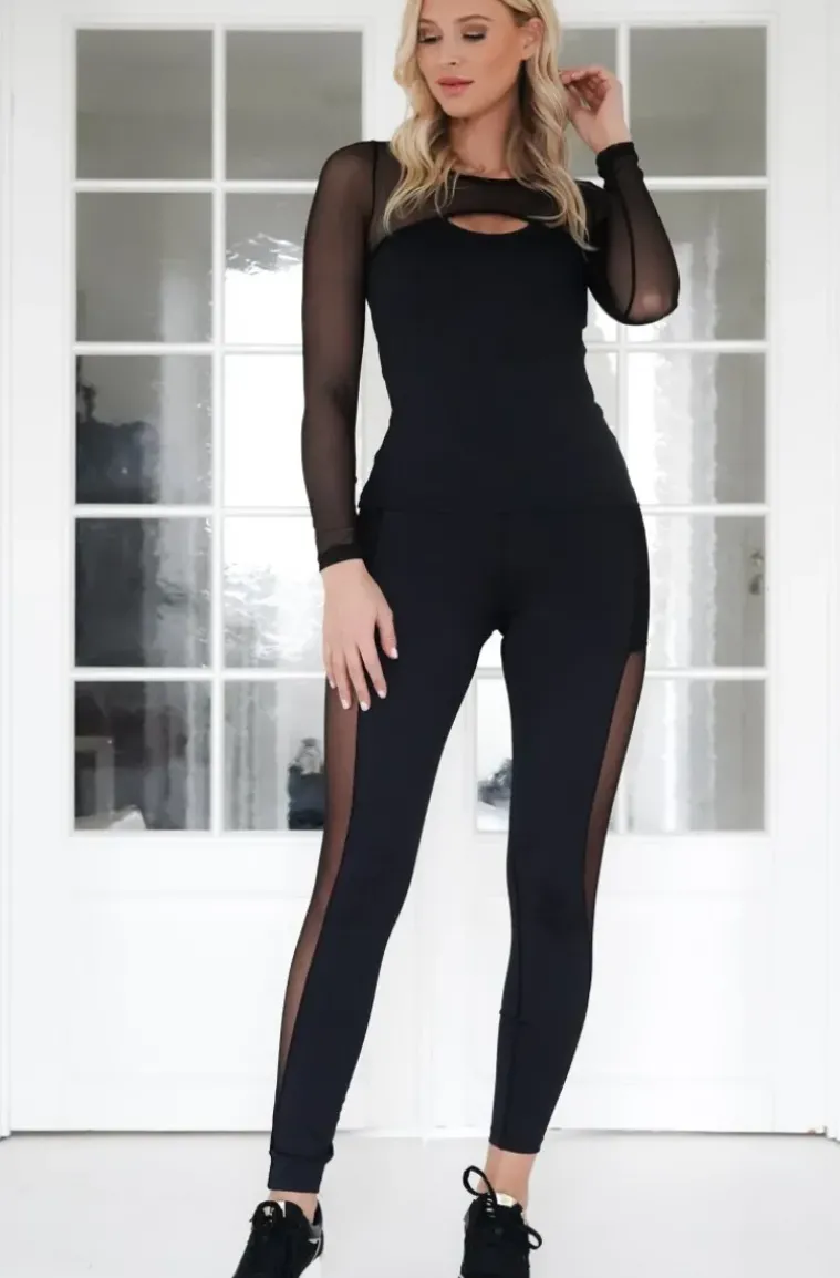Wallderinska - Edge Mesh Tights Pockets
