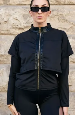 Wallderinska - Edge Träningsjacka Gold Zip